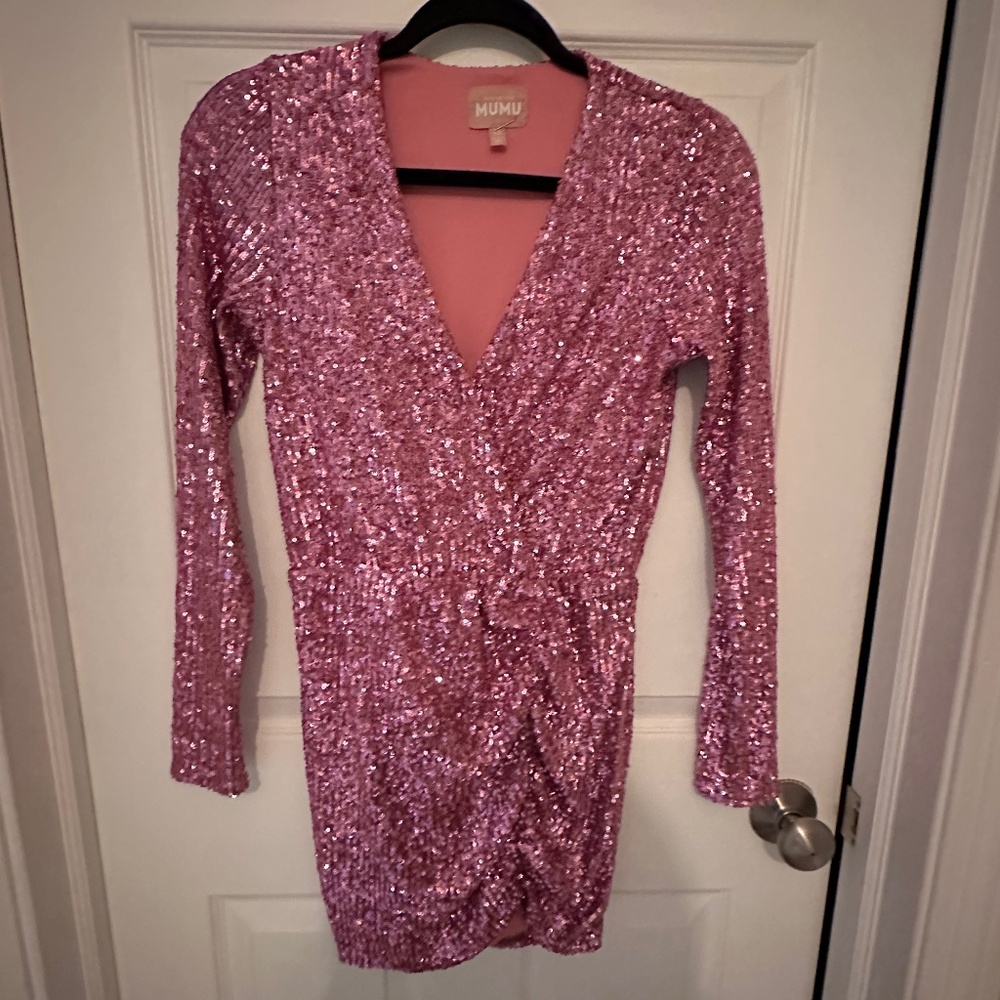 Show Me Your MuMu Sequin Dress